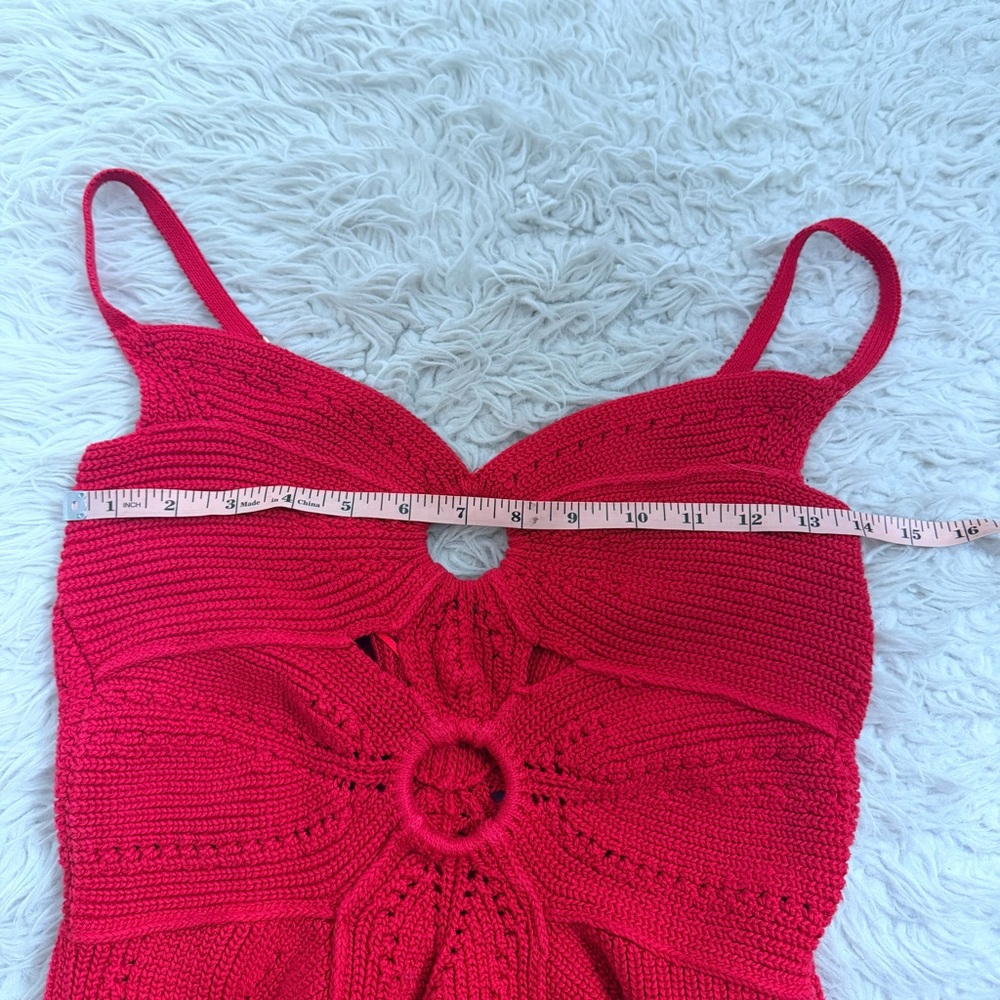 Cult Gaia Marlow Red Mini Dress - Picture 7 of 9